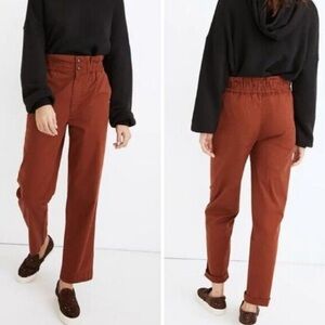 Madewell Cinnamon Straight Leg Pants